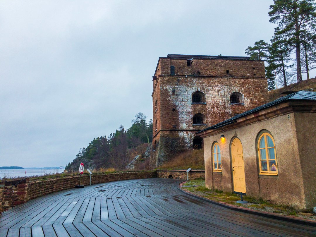 Fredriksborgs fästning, Värmdö - december 2020 brygghuset