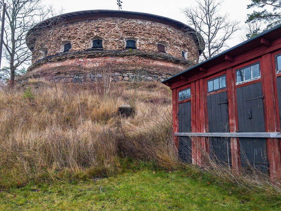 Fredriksborgs fästning, Värmdö - december 2020 forvaring