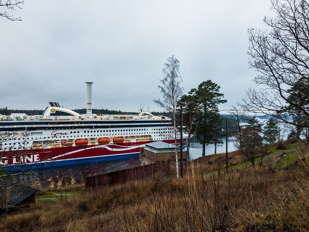 Fredriksborgs fästning, Värmdö - december 2020 viking line