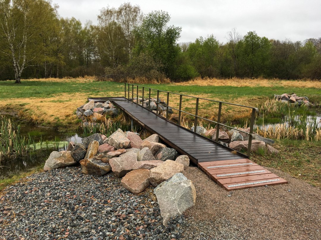 Igelbäckens naturreservat, Sundbyberg - maj 2022 tredje bron
