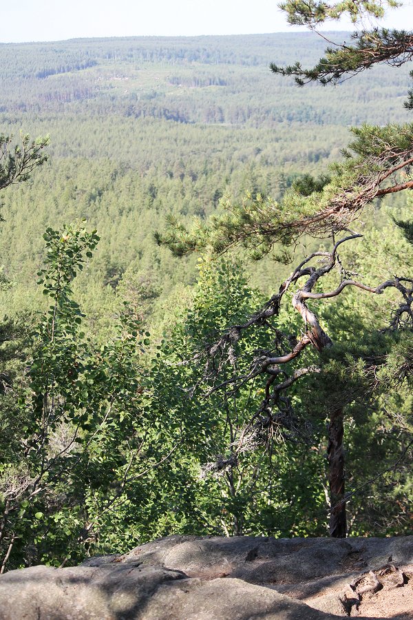 Norra Kvills nationalpark - juli 2012 utsikt fran toppen