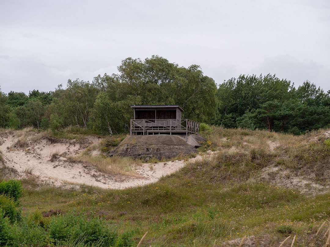 Sandhammaren Skåne - augusti 2019 utsikts hus
