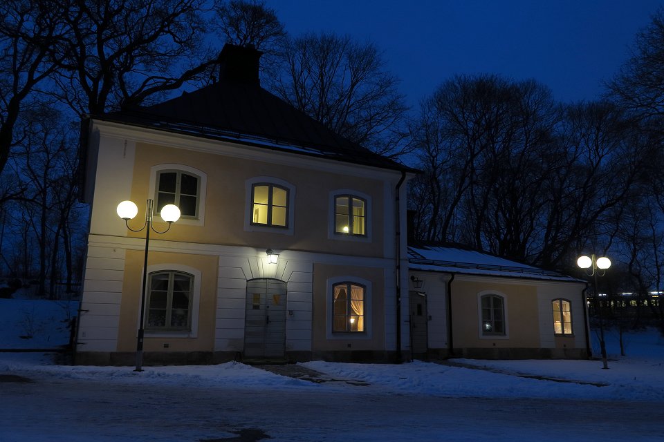 Åkeshovs slott - mars 2018 slottsflygel akeshov