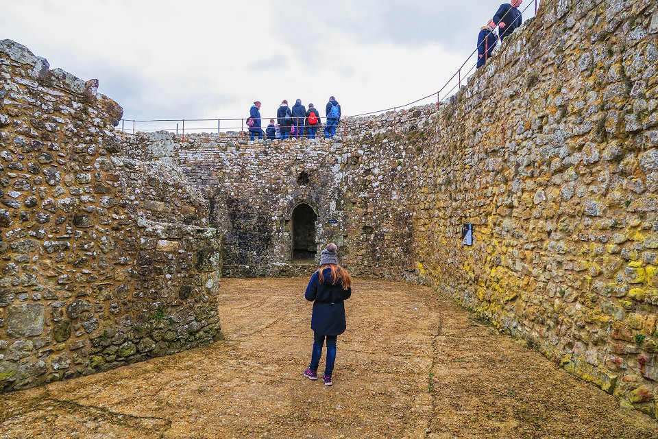 Carisbrooke castle Isle of Wight- april 2018 ellie i tornet