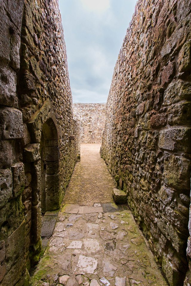 Carisbrooke castle Isle of Wight- april 2018 hidden passage