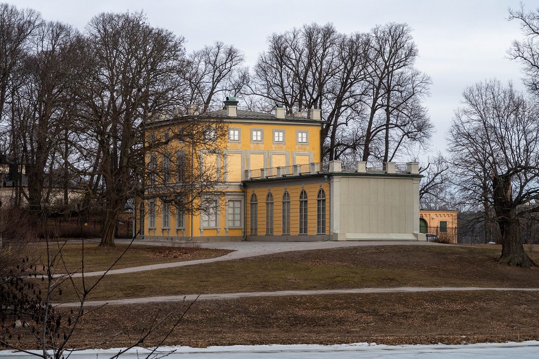 Gustav III:s paviljong, Haga - februari 2019 gustavs slott