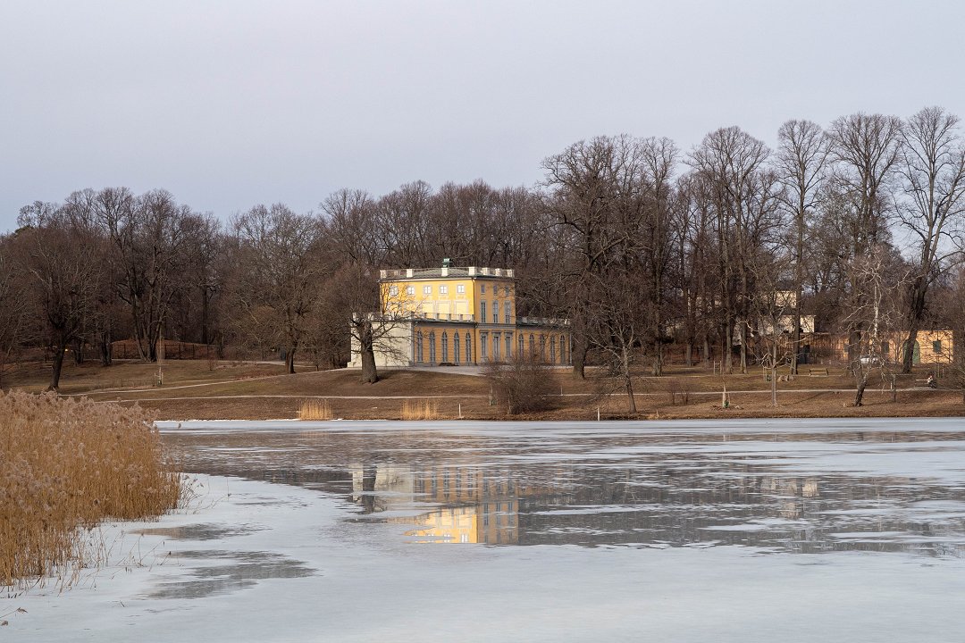 Gustav III:s paviljong, Haga - februari 2019 paviljongen i haga
