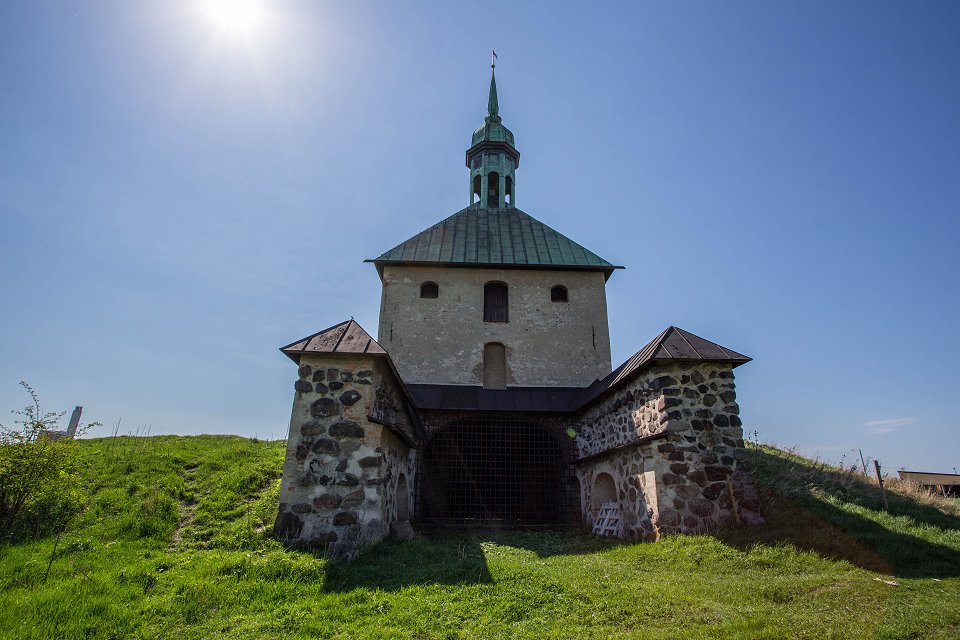 Johannisborgs slottsruin - maj 2018 sol slott