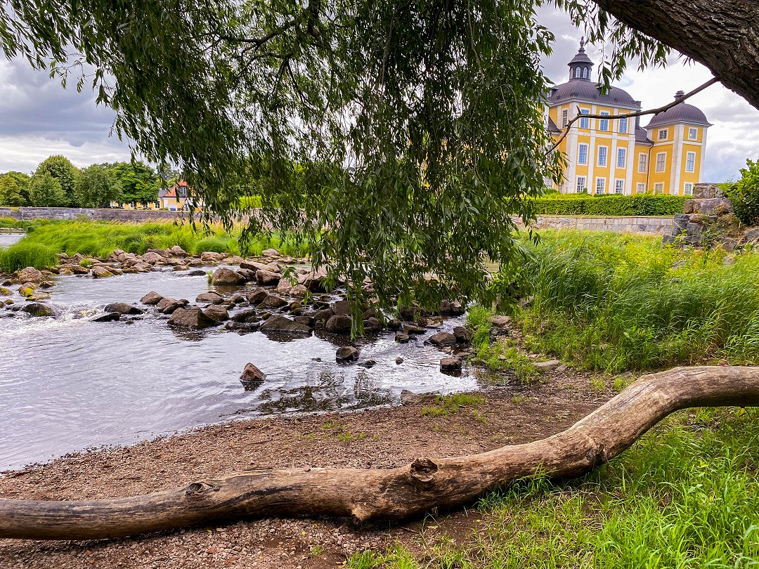 Strömsholms Slott - juli 2022 stocken pa stranden