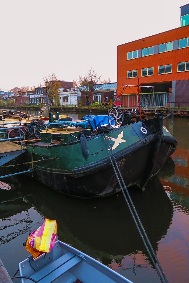 Cruquiuskade Amsterdam - november 2017 amsterdam cruquiuskade canal