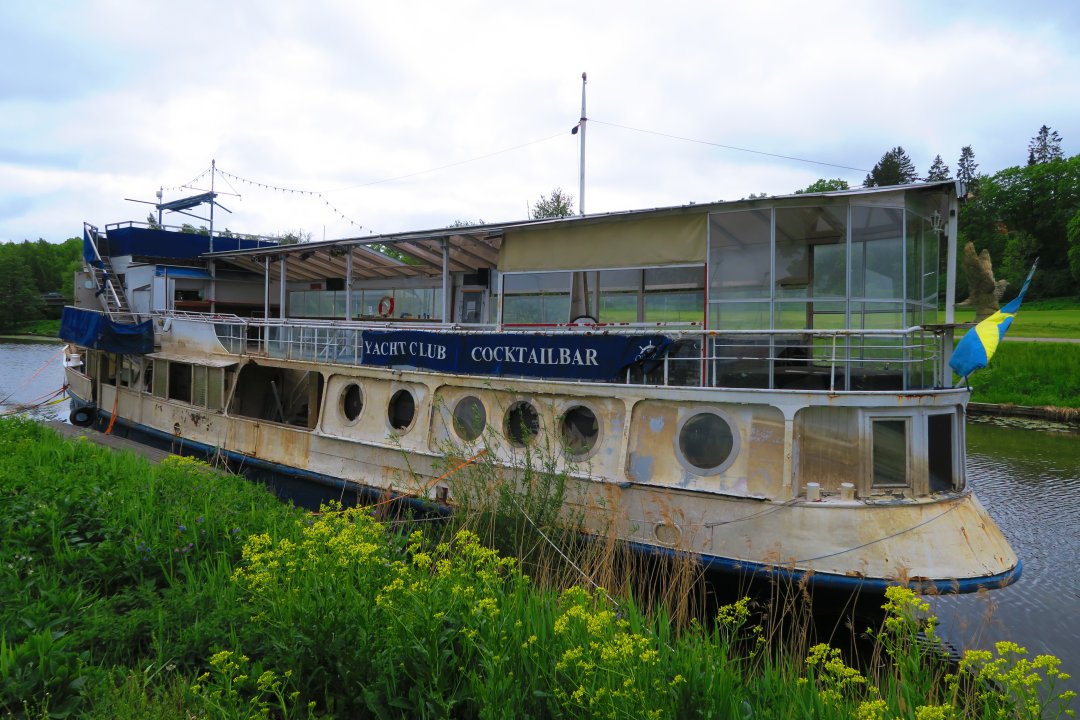 Restaurang Skeppet Uppsala - maj 2019 slitet fartyg