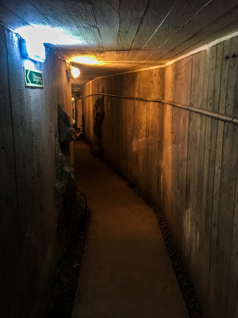 Furuvik militärt fort – juli 2019 tunnel