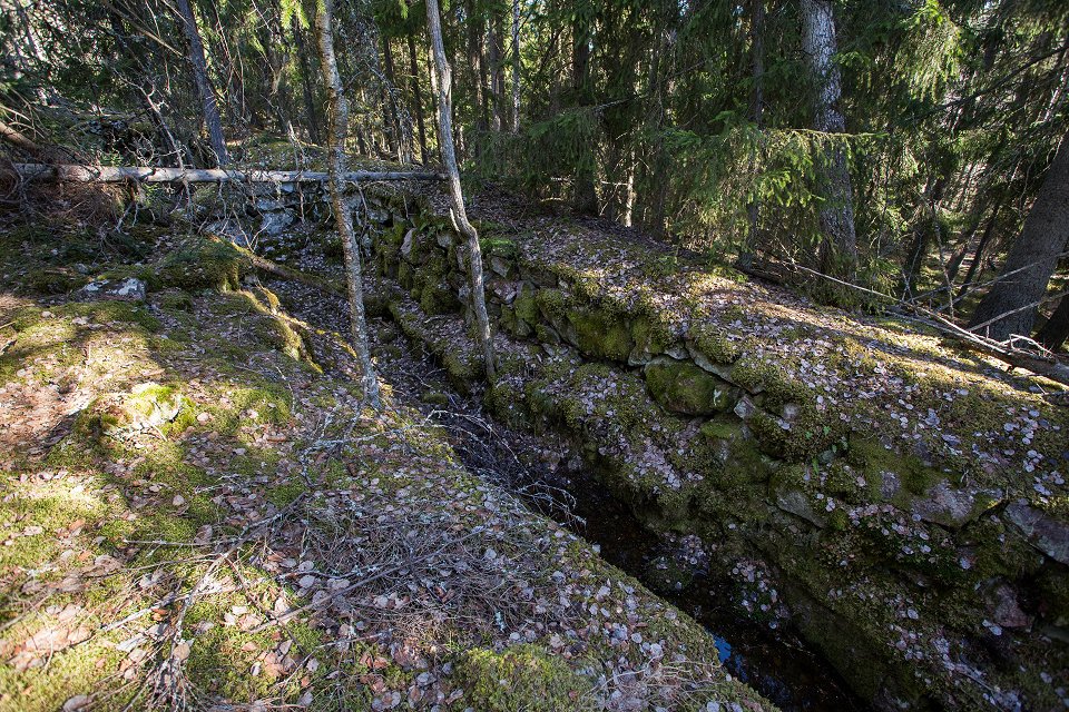 Gullsjöfortet - mars 2017 skyttevarn i skogen