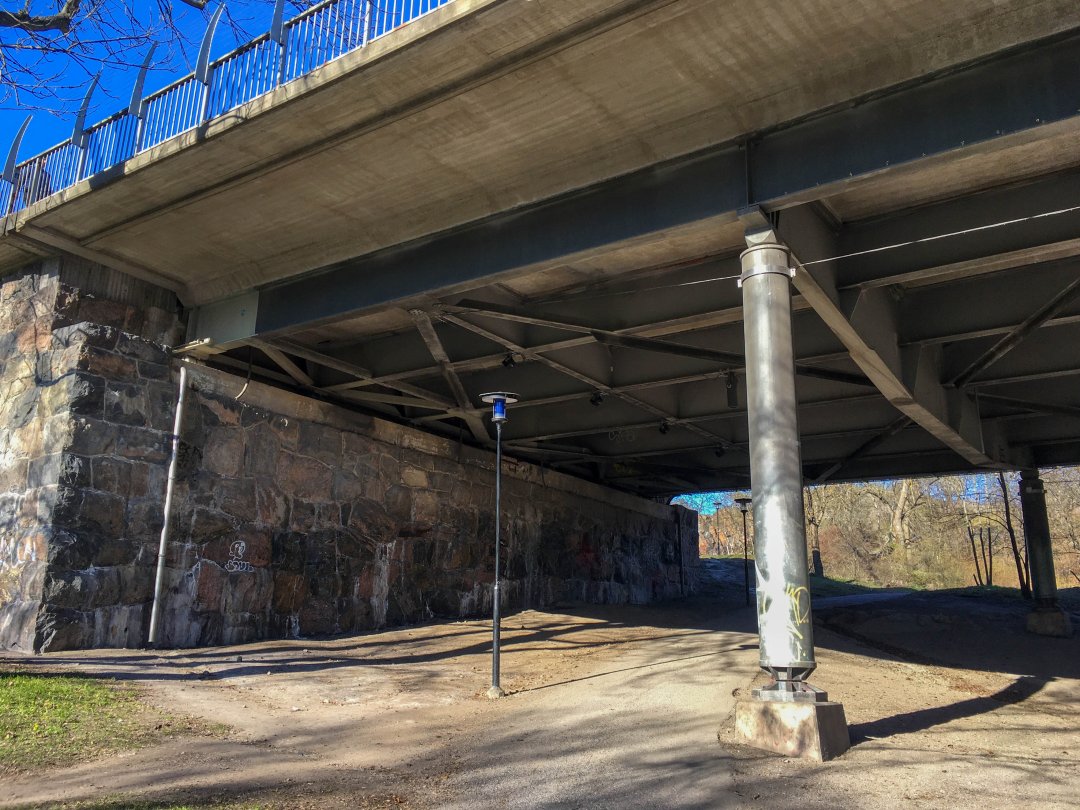 Långholmens luftvärnsställning, Stockholm - april 2022