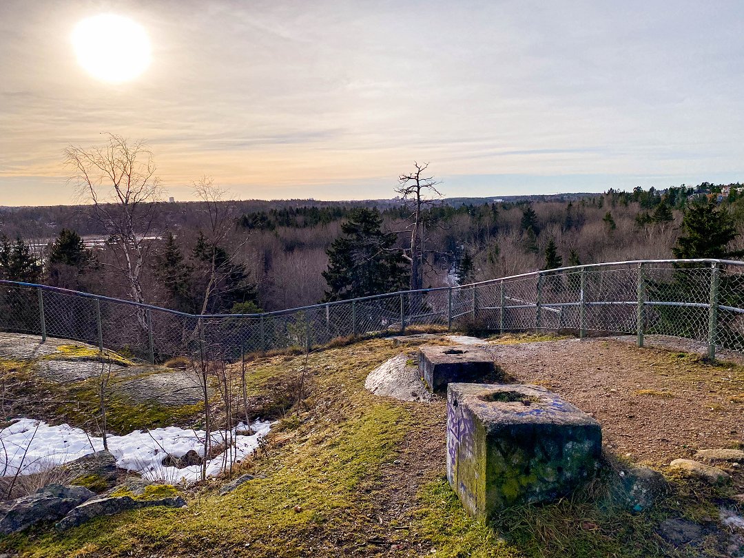 Foto Bunkrar Övre Sjötorpsfortet, Södra Fronten, Skogås