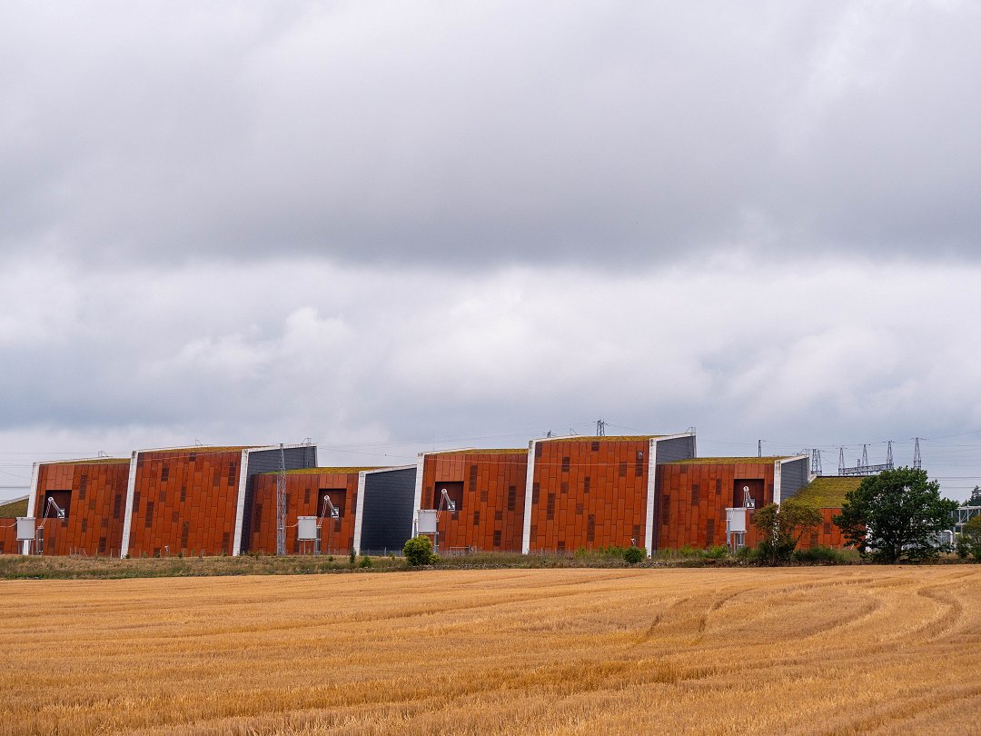 Södertos fästning Skåne - augusti 2019 kraft station