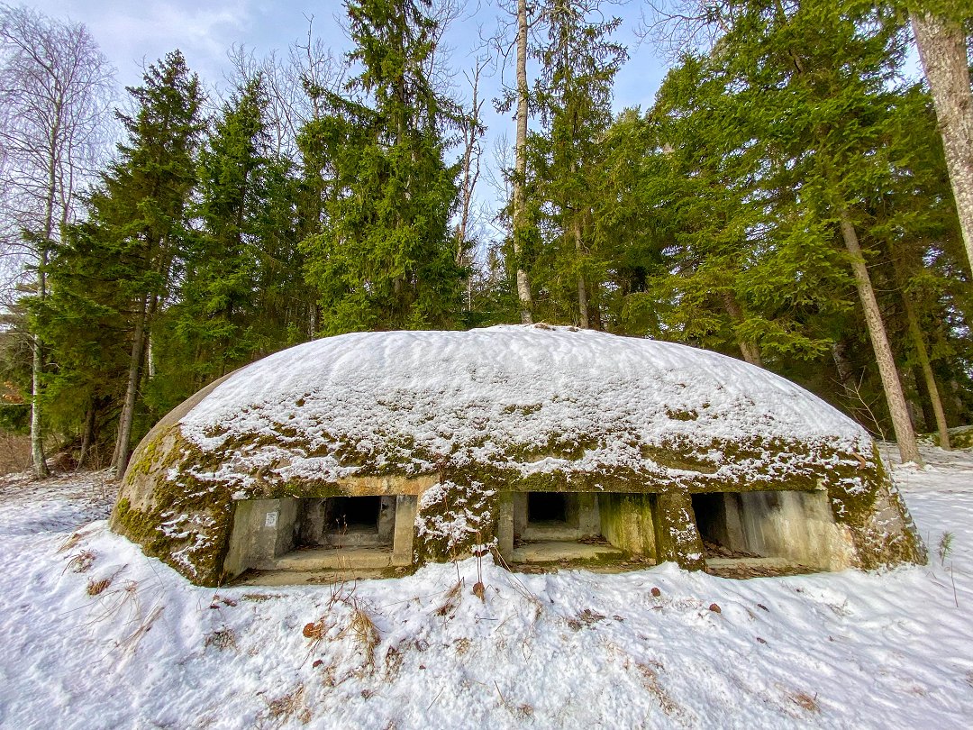 Skavlötens KSP bunker 2, Täby - februari 2023