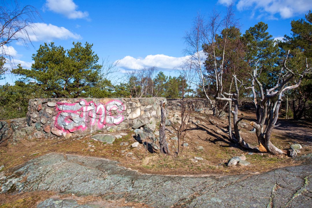Tollareställningen Nacka - april 2019 graffiti