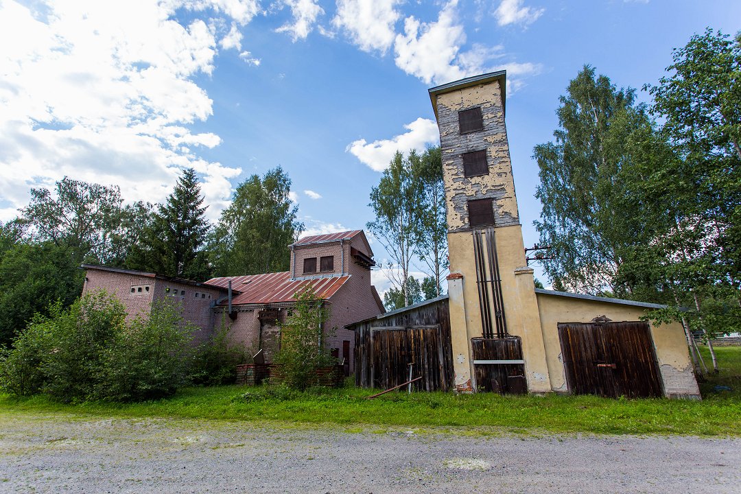 Blötbergets gruva - juli 2018 gruvan