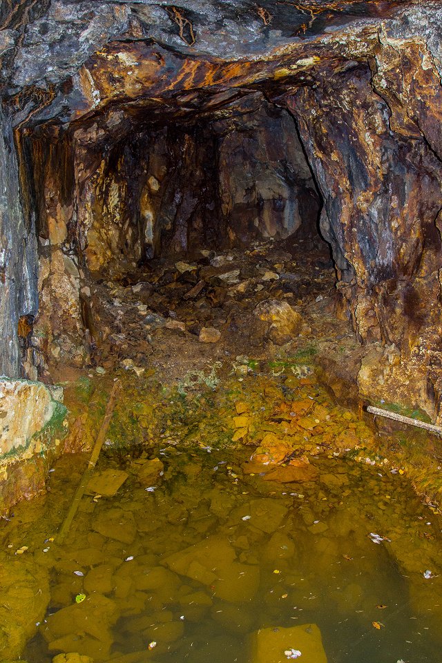 Stollbergets gruva - oktober 2016 vattenfyllt