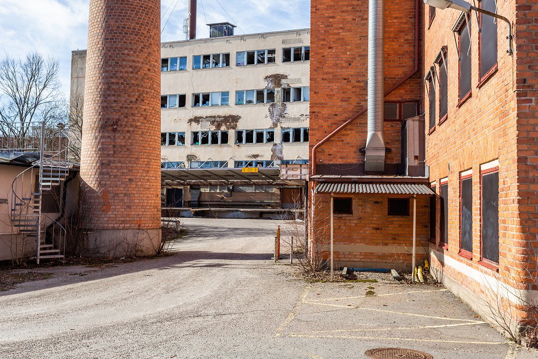 Färgfabriken, Lövholmen – mars 2019 backyard