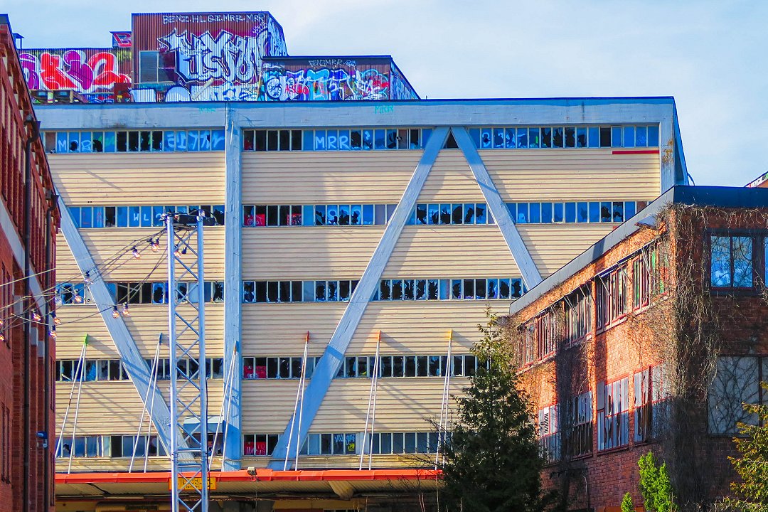 Färgfabriken, Lövholmen – mars 2019 black and blue