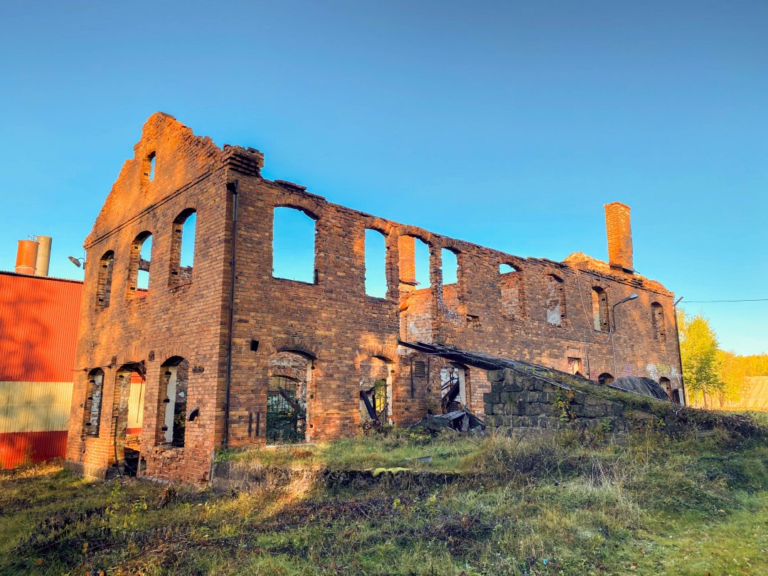 Foto Industriområden Hus ruin, Spännarhyttan, Norberg