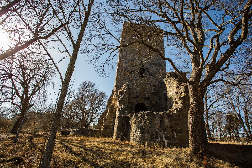 Sankt Pers kyrkoruin Sigtuna - mars 2017