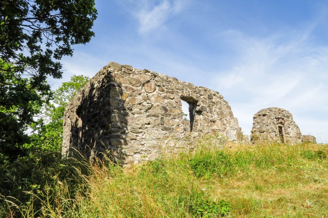 Svenskköps kyrkoruin Skåne - juli 2018