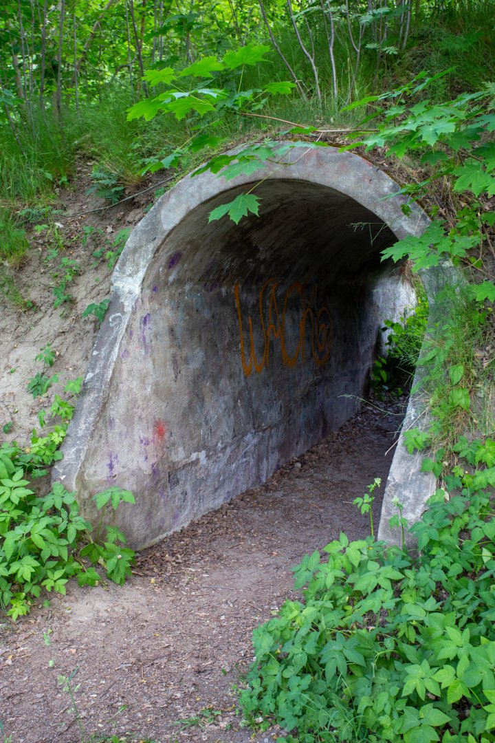 Nobels Spränggropar, Vinterviken - juni 2020 tunnel ett