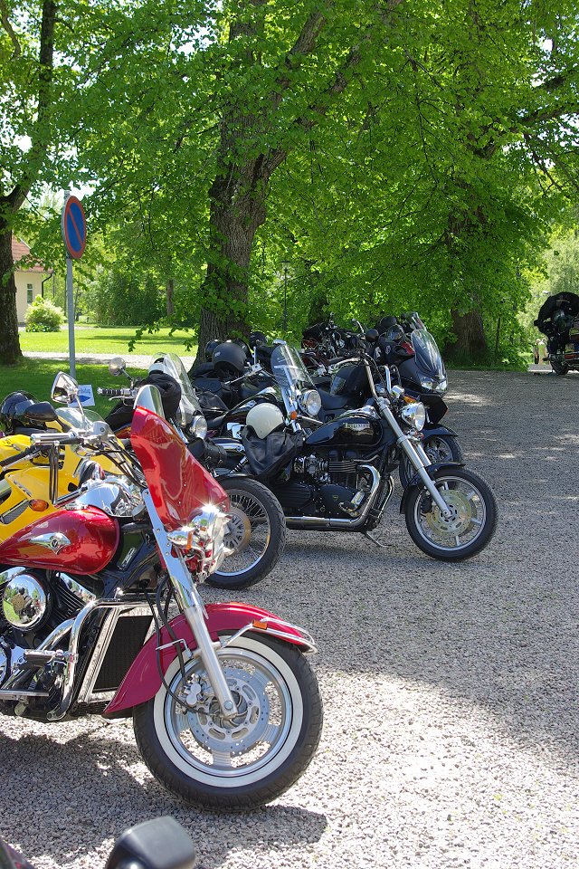 Färna herrgård - maj 2008 motorcyklar