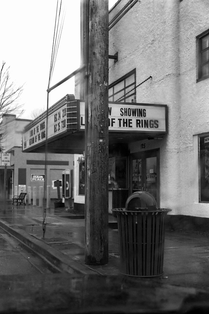 Snoqualmie, WA, USA - december 2003 biografen