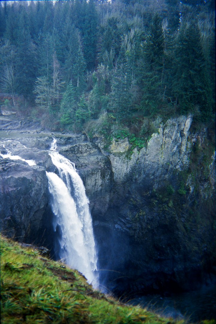 Snoqualmie, WA, USA - december 2003 vattenfall