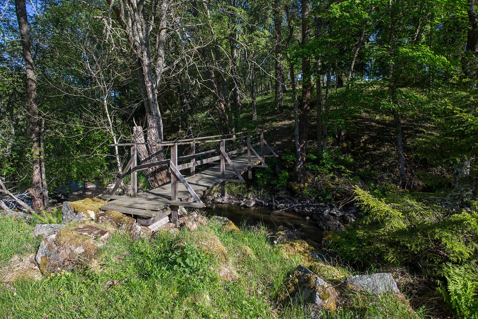 Ytterkvarn - juni 2017 en av ytterkvarns broar