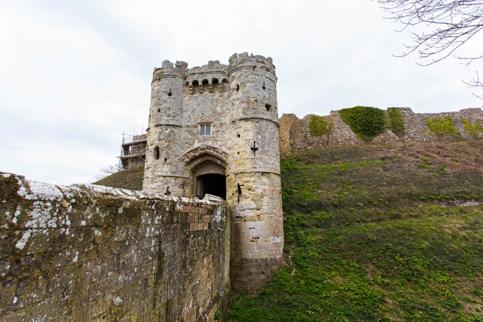 Carisbrooke castle Isle of Wight- april 2018 castle carisbrooke
