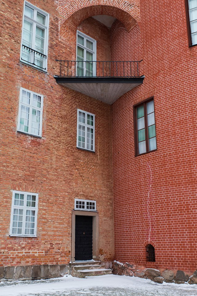 Gripsholms slott Mariefred - februari 2018 balkong