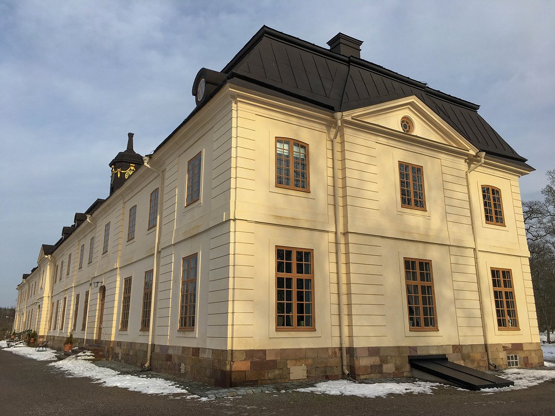 Svartsjö slott, Ekerö - februari 2021 gaveln