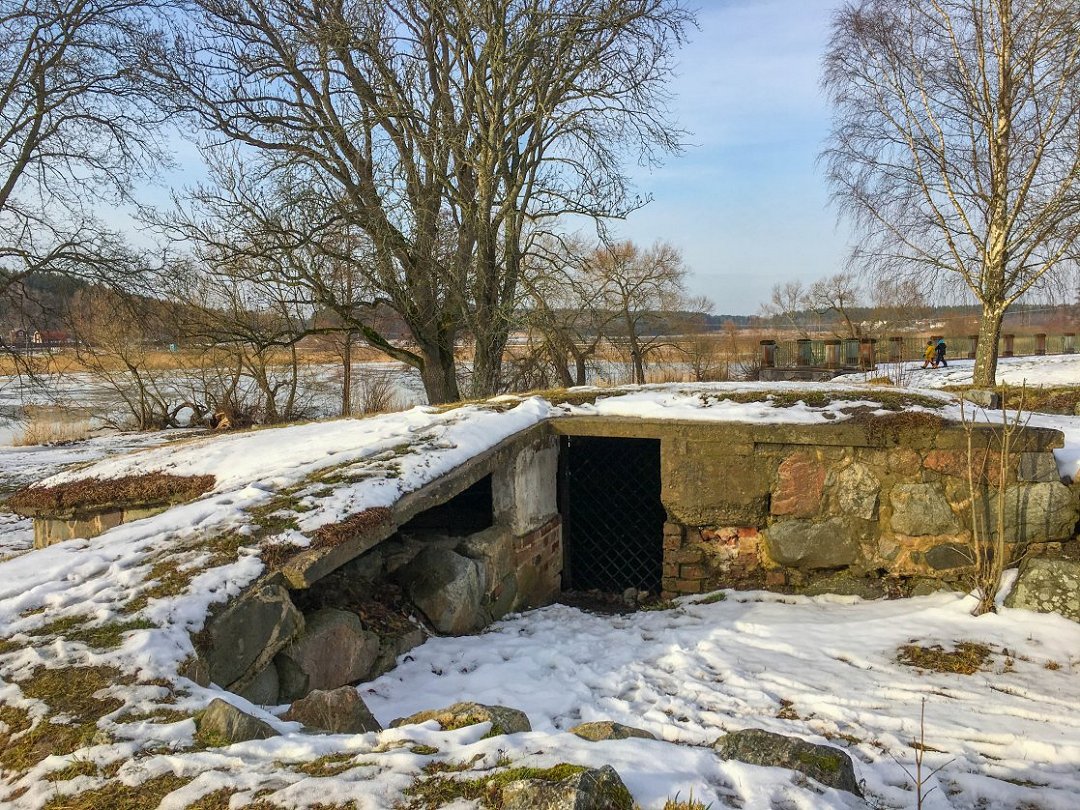 Svartsjö slottsruin, Ekerö - februari 2021 secret door