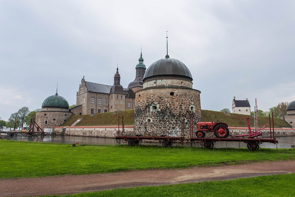 Vadstena slott - maj 2018 rod traktor