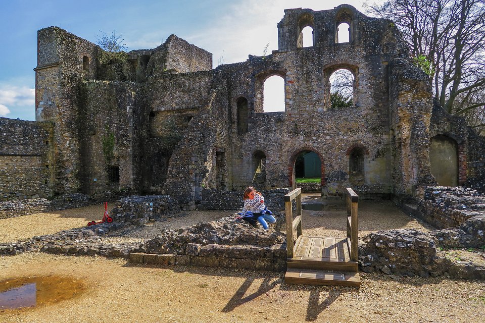 Wolvesey castle Winchester - april 2018 wolvesey ellie castle