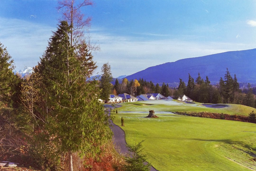 Seattle, USA - november 2000 golfbana