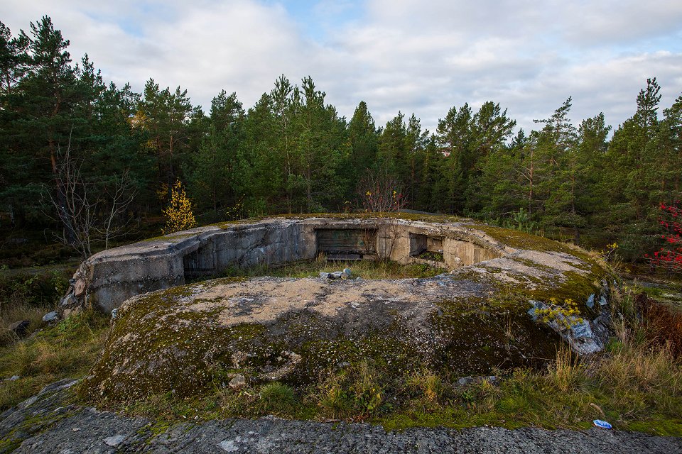 Käppalaställningen Lidingö - november 2017 en bunker