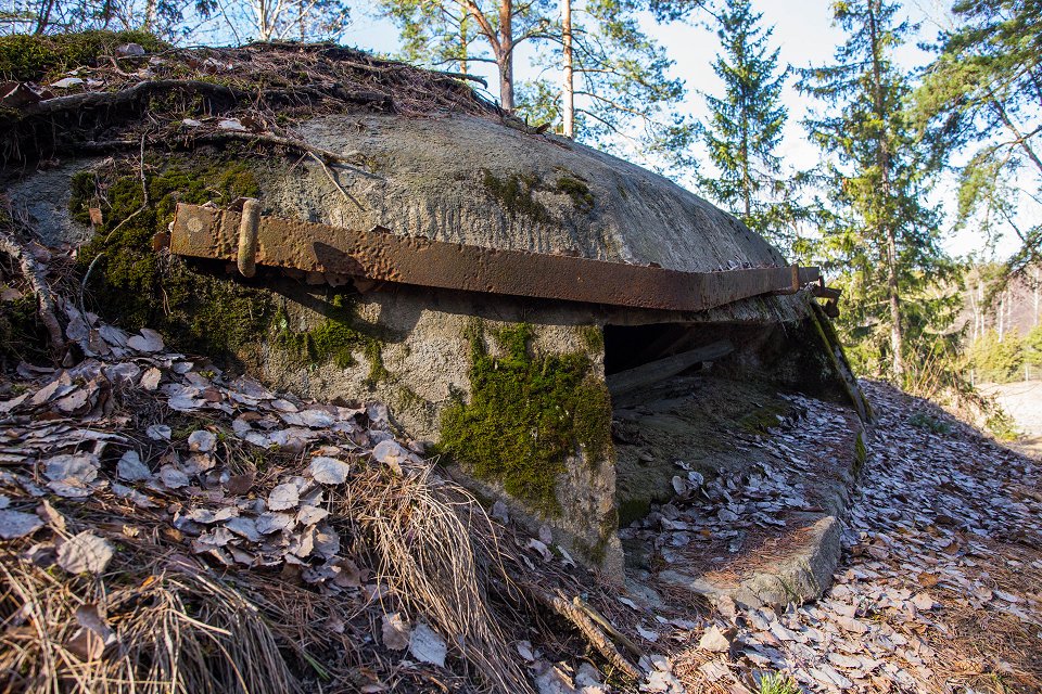 Skogbergafortet - mars 2017 betong bunker