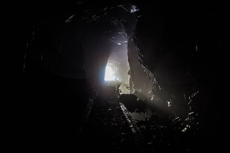 Alsgruvan Gnesta - april 2017 the mine exit