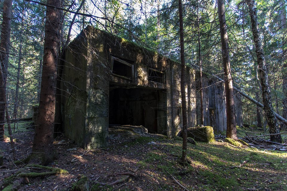 Ickorbottens gruva - oktober 2016 21 ruin i skoget ickorbotten