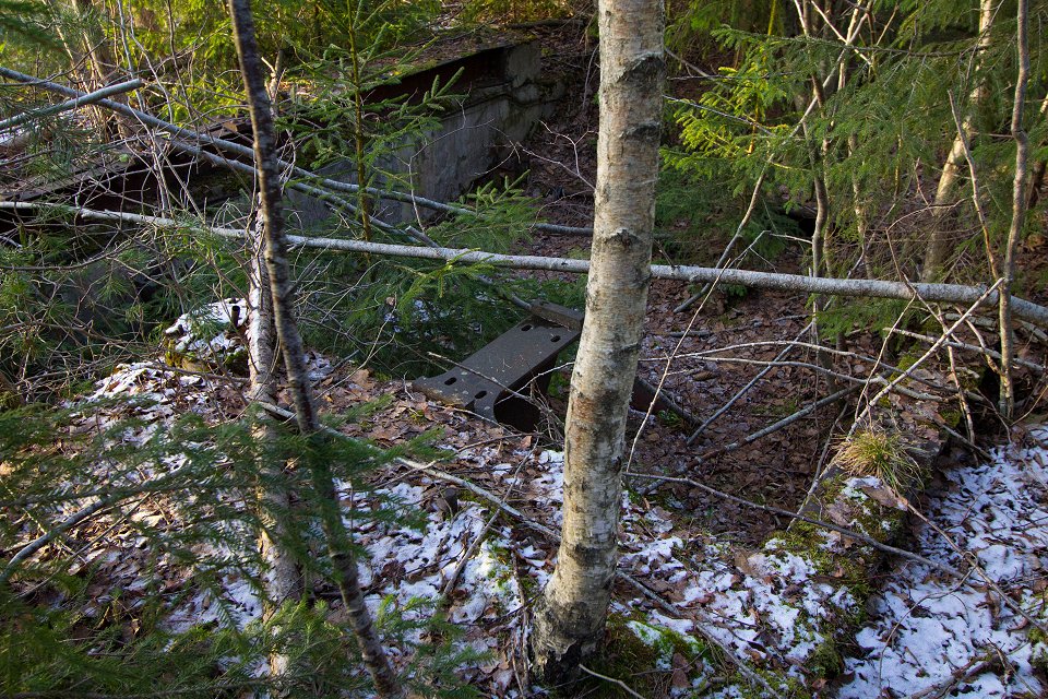 Norberg Åsgruvan - december 2016 rester av gruvindustri norberg