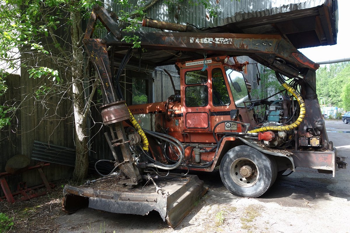 Vintjärns gruvområde - juni 2013 vintjarn gruv maskin